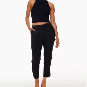 Aritzia Babaton Conan Pant Trouser | Cropped Houndstooth Checkered | size 2